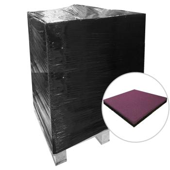 Fallschutzmatten violett | 200 Stück | 50x50x3 cm